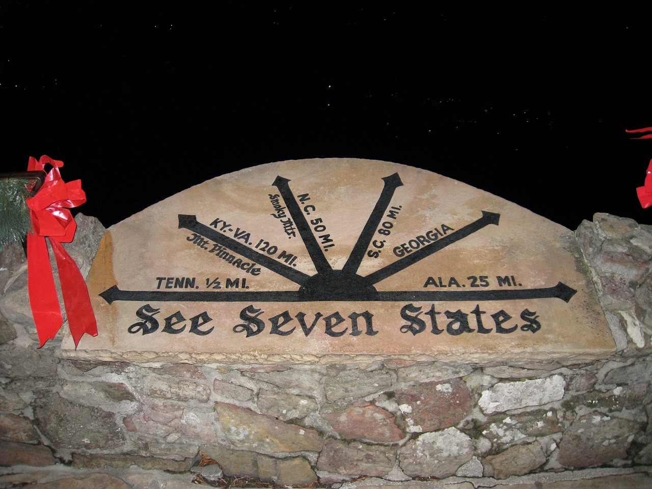 Vacation 2007-12 - Rock City 0115.jpg - Rock City outside of Chattanooga Tennessee has been a tourist attraction since 1932. I remembered seeing barn roofs painted with "See Rock City" and wanted to pay a visit to its home on Lookout Mountain. Christmas Vacation 2007-08.